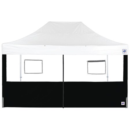 Food Booth Middle Zipper Sidewall, Black MPN:SW3FBFXTM15BK