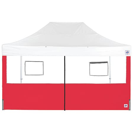 Food Booth Middle Zipper Sidewall, Red MPN:SW3FBFXTM15RD