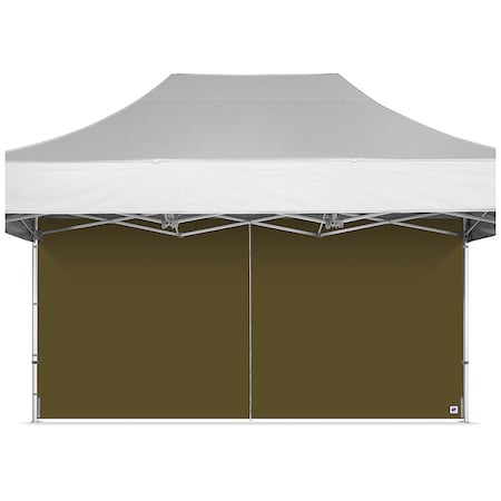 Middle Zipper Sidewall, Green, 15 ft H MPN:SWEND3FXTMZ15OD