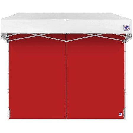 Middle Zipper Sidewall, Red, 8 ft W, 8 ft H MPN:SWP3FXTM8RD