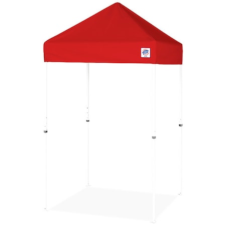 Shelter, Red, 5 ft W, 5 ft L MPN:VU2STL05KFWHTRD
