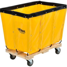 GoVets™ KD 8 Bushel Yellow Vinyl Basket Bulk Truck 354YL800