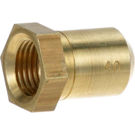 Allpoints 26-1100 Brass Hood Orifice; #40; 3/8