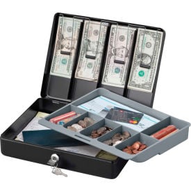 SentrySafe Deluxe Cash Box DCB-1 Key Lock 11-13/16
