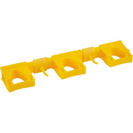 Vikan Hygienic Hi-Flex Wall Bracket System Yellow Polypropylene/TPE Rubber/Polyamide 10116