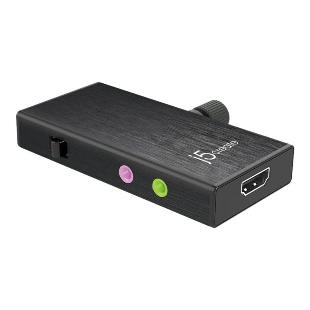 j5create JVA02 Live Capture UVC HDMI to USB Video Capture - Video capture adapter - USB 3.1 Gen 1 MPN:JVA02
