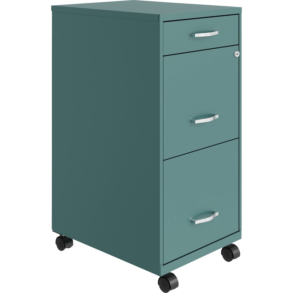 LYS SOHO Mobile File Cabinet - 14.3inx18inx29.5in - 3x Drawer(s) - VF318BMTL MPN:VF318BMTL