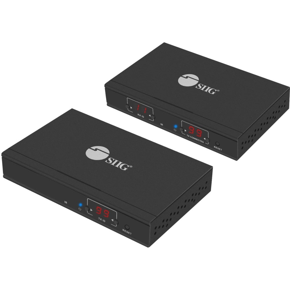 SIIG HDMI Over IP Extender / Matrix with IR, Kit, CEH23A11S1 MPN:CE-H23A11-S1