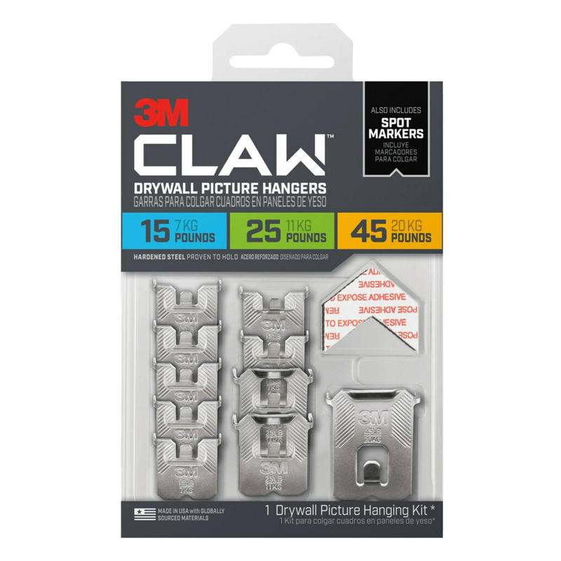 3M CLAW Drywall Picture Hanger, 3PHKITM10ES MPN:3PHKITM-10ES