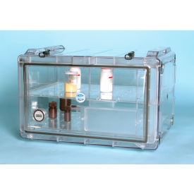 Bel-Art Secador Clear 4.0 Horizontal Profile Gas-Purge Desiccator Cabinet 1.9 cu. ft. 420740002