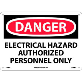 NMC D268RB OSHA Sign Danger Electrical Hazard Authorized Personnel Only 10