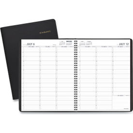 AT-A-GLANCE® Weekly Appointment Book 11 x 8.25 Black Cover 14-Month July 2025 to Aug 2026 7095705