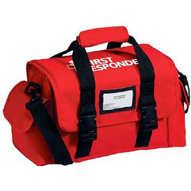 First Aid Only First Responder Kit Large Bag Empty Fabric Red 1 Piece 520-FR/BAG-FAO - Pkg Qty 25