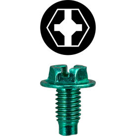 L.H.Dottie® Ground Screw w/ Leader Point Hex Head Phillips #10-32 x 3/8