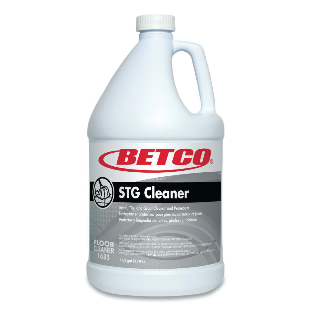 Betco Stone, Tile, Grout Cleaner And Protectant, Pleasant Scent, 1 Gallon, Carton Of 4 Bottles MPN:16850400