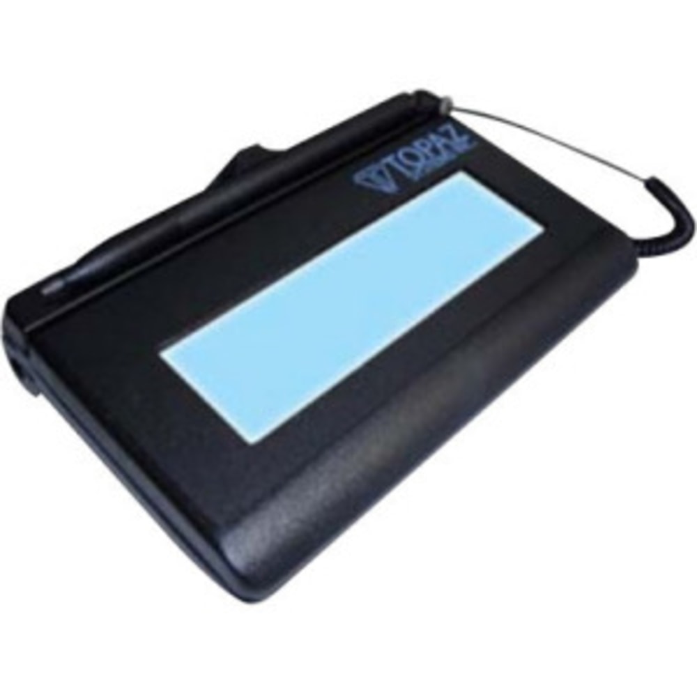 Topaz SignatureGem LCD 1x5 - LCD - Active Pen - 4.40in x 1.30in Active Area LCD - USB - 410 PPI MPN:T-L462-HSB-R