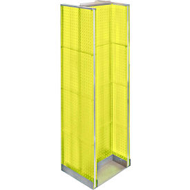 Global Approved 700430-YEL H-Shaped Pegboard Display 16