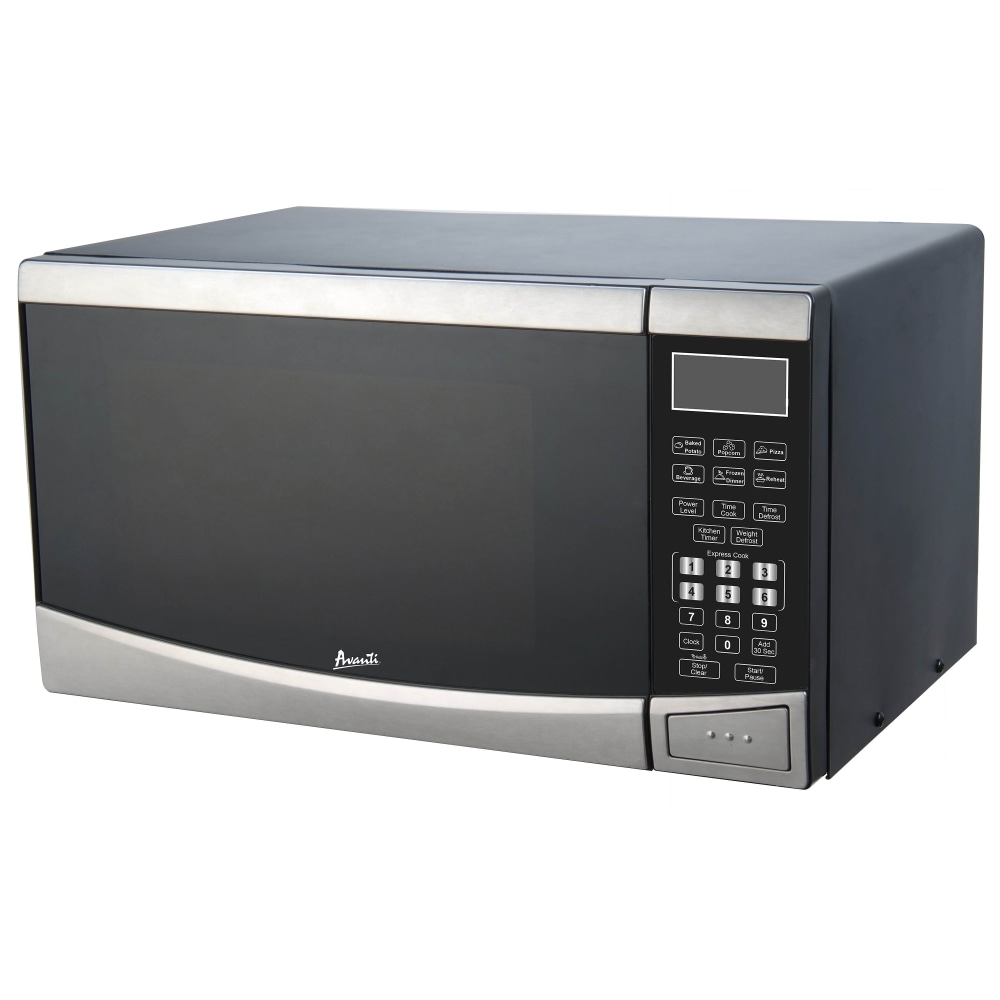 Avanti 0.9 Cu Ft Countertop Microwave, Black/Stainless Steel MPN:MT09V3S