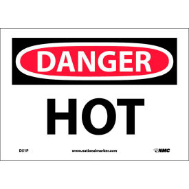 NMC D51P OSHA Sign Danger Hot 7