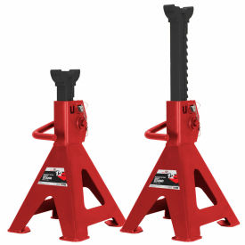 American Forge & Foundry Ratcheting Safety Stand Double Locking 12 Ton Capacity Pair 3312C