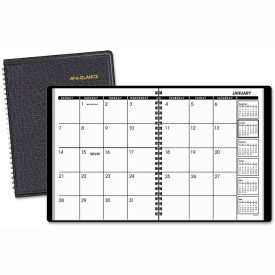 AT-A-GLANCE® Monthly Planner 8.75 x 7 Black Cover 12-Month (Jan to Dec) 2026 7012005