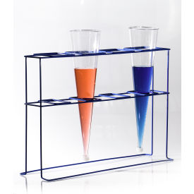 Bel-Art Poxygrid Imhoff Cone Rack 4 Places 22-3/4 x 6-3/4 x 16