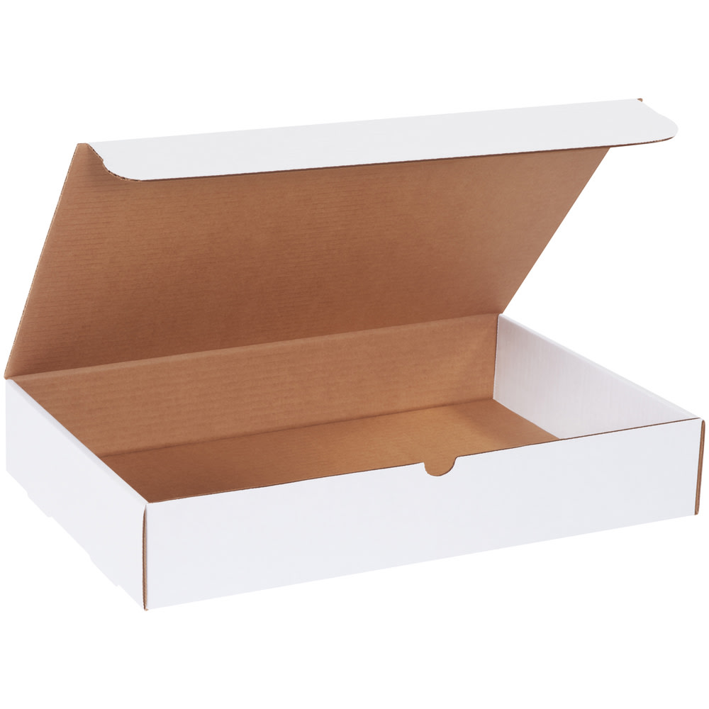 Partners Brand White Literature Mailers, 17 1/8in x 11 1/8in x 3in, Pack Of 50 MPN:M17113