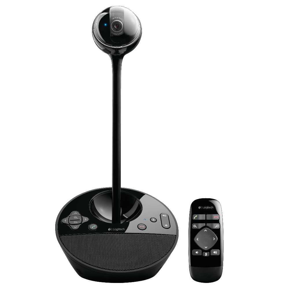 Logitech Videoconferencing Camera, 3 Megapixel, Black, 1-Pack, BCC950 MPN:960-000866