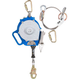 3M™ DBI-SALA Sealed-Blok 3 Way Self Retracting Lifeline w/ Bracket SS Cable & Snap Hook 50'L 7100318433