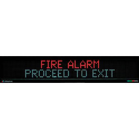 Alpha™ 4000 Semi-Outdoor LED Mass Notification Sign Full Color 24VDC 4120RGB 153929