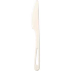 World Centric® Mediumweight Knives TPLA Compostable White 1000/Carton KNPS6