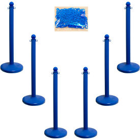 Mr. Chain® Medium Duty Plastic Stanchion Kit with 2