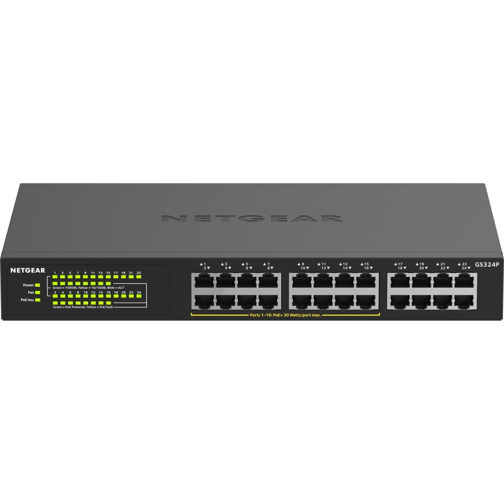 Netgear Business GS324P Ethernet Switch, GS324P100NAS MPN:GS324P-100NAS