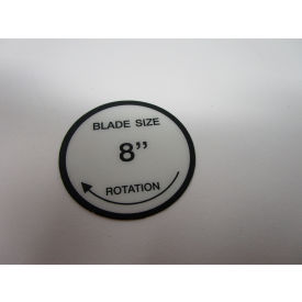JET® Label Rotation/Blade Size (510) JT9-3408248 JT9-3408248