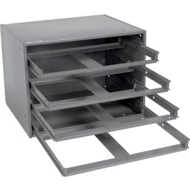 Durham Slide Rack 303-95 - For Large Compartment Storage Boxes - Fits Four Boxes 303-95