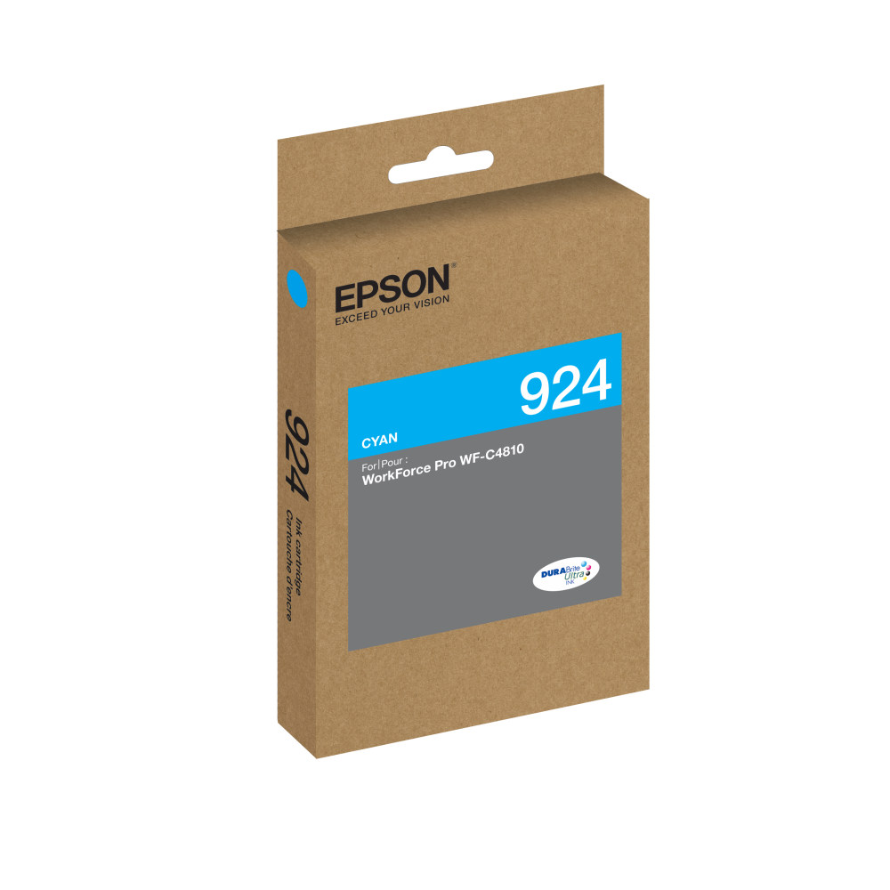 Epson T924 DURABrite Ultra Genuine Ink Cartridge, Cyan, T924220 (Min Order Qty 3) MPN:T924220
