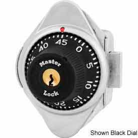 Master Lock® No. 1653MDRED Built-In Combination Lock with long bolt Red Dial - Left Hinged 1653MDRED
