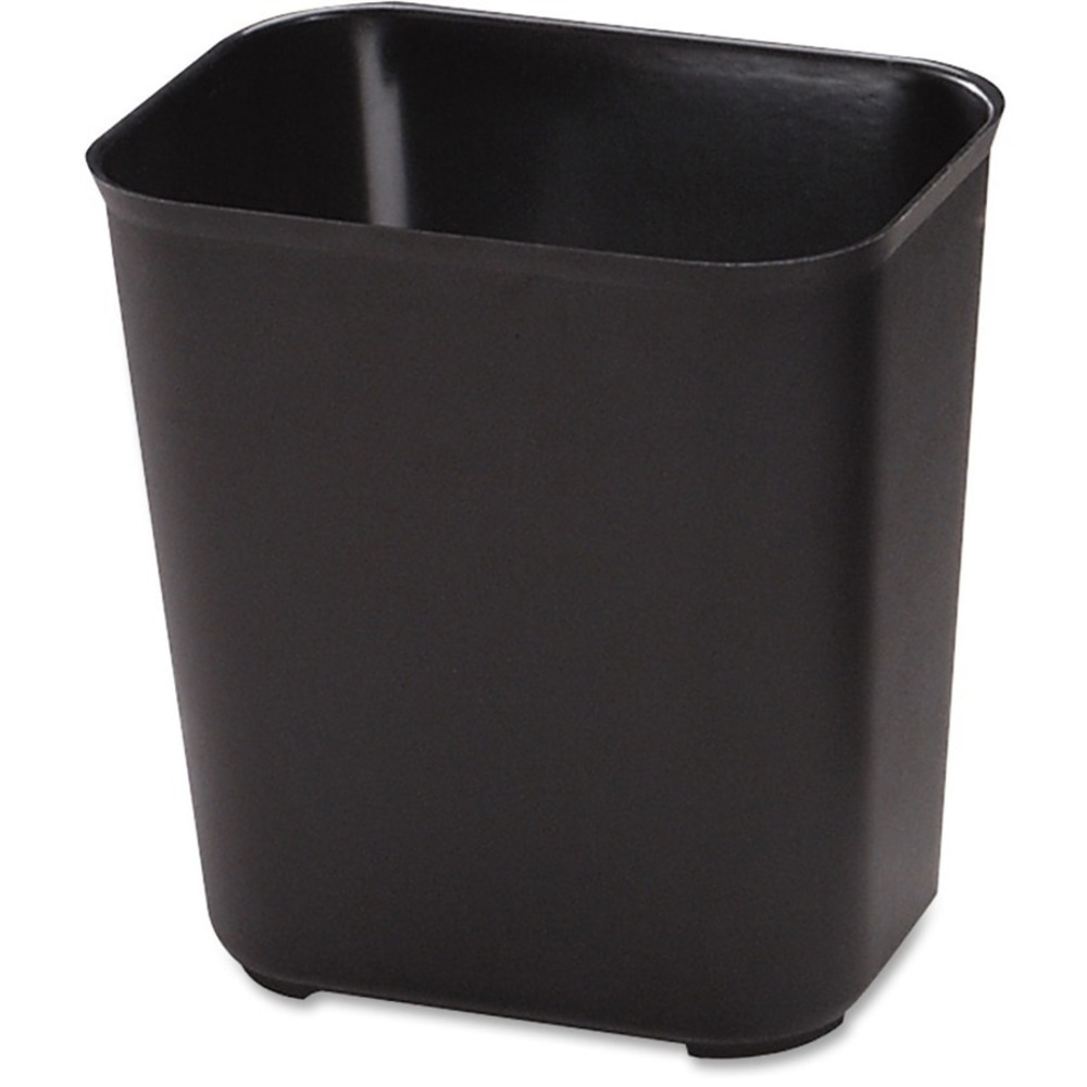 Rubbermaid Commercial 28 Quart Fire Resistant Wastebasket - 7 gal Capacity - Fire Resistant - Heat Resistant, Impact Resistant, Rust Resistant MPN:254300BKCT