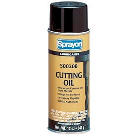Sprayon LU208 Cutting Oil 12 oz. Aerosol Can - SC0208000 SC0208000 - Pkg Qty 12