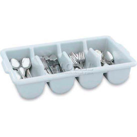 Vollrath® Traex Cutlery Box 52651 Polyethylene Gray 52651 - Pkg Qty 12
