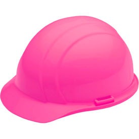 ERB® Americana® Cap Safety Helmet 4-Point Mega Ratchet® Suspension Hi-Viz Pink WEL19369HP