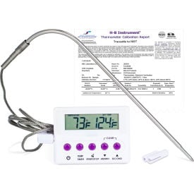 H-B DURAC Calibrated Electronic Thermometer with SS Probe -50/300C (-58/572F) 51 x 18mm 609003400