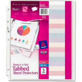 Avery® Protect 'n Tab Top Loading Sheet Protector 8-1/2