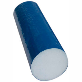 CanDo® White PE Foam Roller with Blue TufCoat® Round 4