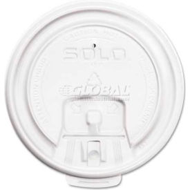 SOLO® Hot Cup Lids Fits 8 oz Paper Hot Cups White 1000/Carton LB3081-00007