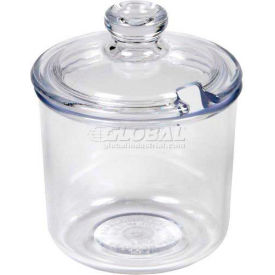 Vollrath® Dripcut Poly Condiment Jar & Lid 528-13 Clear 528-13 - Pkg Qty 12
