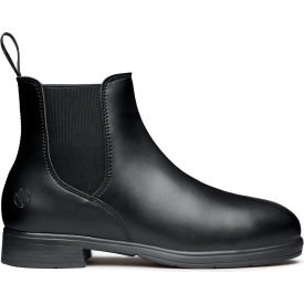 Xena Valence Womens Steel Toe Chelsea Safety Work Boots Vegan Black - Size 7W VA-070W-BL2