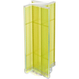 Global Approved 700444-YEL Pinwheel Pegboard Display W/RB 13.5