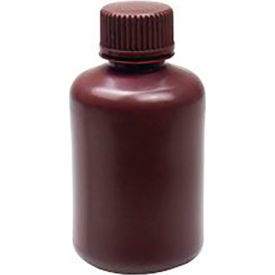 United Scientific™ Reagent Bottle Narrow Mouth HDPE 125ml Capacity Amber Pack of 12 33426