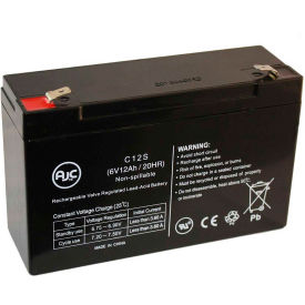 AJC® Power-Sonic PS6100F1 6V 12Ah Sealed Lead Acid Battery AJC-C12S-B-0-175875